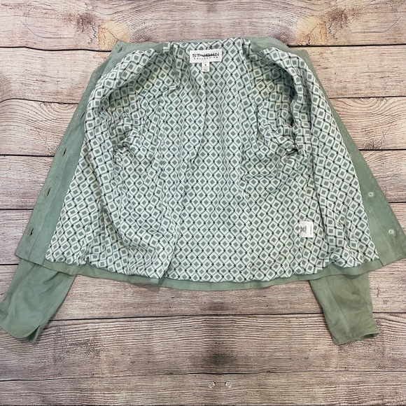 ST. JOHN Goat Suede Jacket - Picture 12 of 16